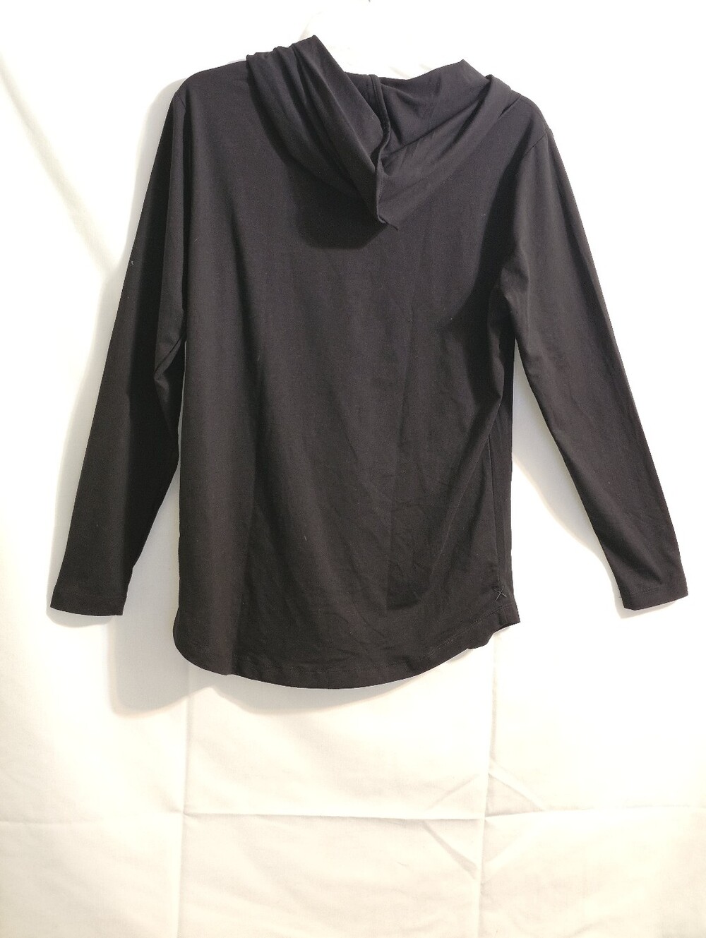Cuts Mens Pyca Pro Hoodie Elongated Curved Hem Size Small Black - Picture 6 of 8